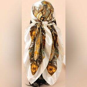 Paisley Four Seasons Silk Scarf
